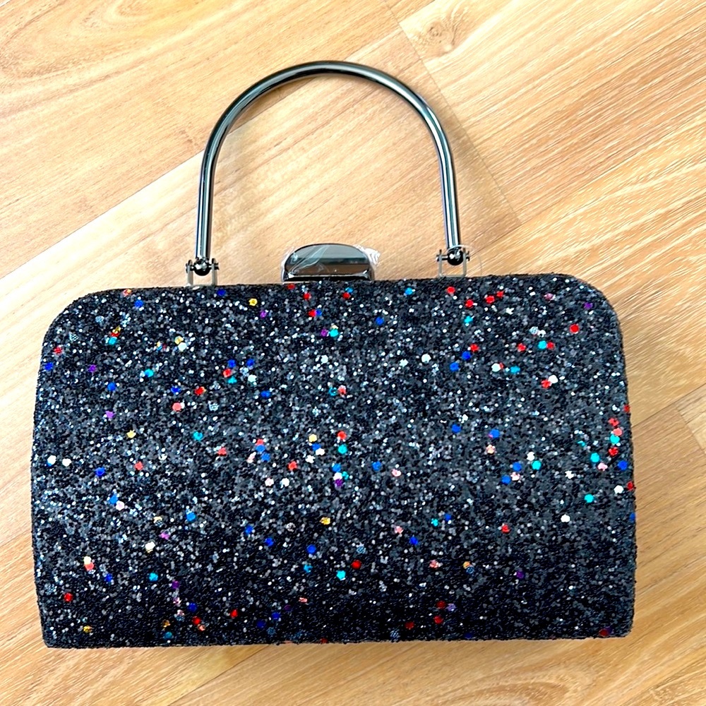 Alessia Crushed Glitter Handbag